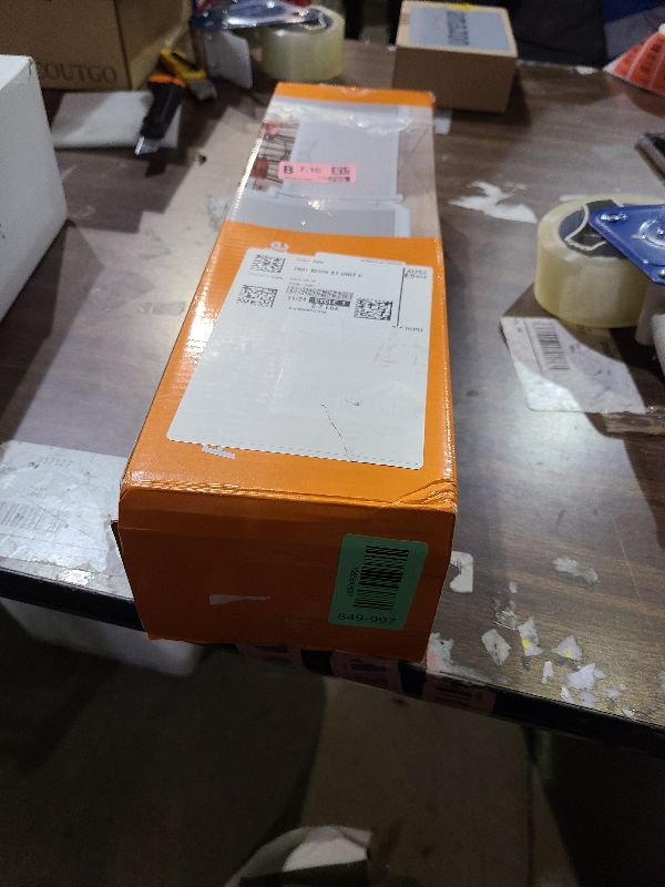 Photo 1 of 14" H Short Dog Gate Pet Gates Puppy Gate 59" Wide Step Over Pet Fence, Mesh Retractable Indoor Outdoor Expands Up to 59 Inches Small Dog Gates for Doorways Stairs