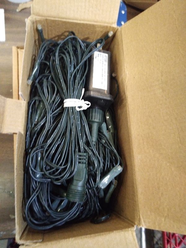 Photo 1 of 14.8ft x 5ft Christmas Net Lights, 240LED 35 Colors Changing Outdoor Christmas Mesh String Lights, Multicolor Green Blue Waterproof Connectable for St. Patrick's Day Xmas Tree Bushes Holiday Party