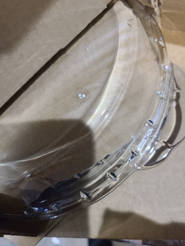 Photo 1 of 2-Pack (7"/8") Glass Baking Dish Set, Round Pie Glass Bakeware Pie Baking Dishes with Handles for Snacks Salads Desserts Dishwasher, Microwave, Freezer & Oven Safe