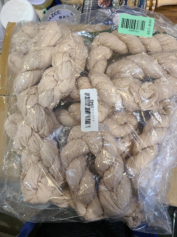 Photo 1 of 10 Pack Beige Cheesecloth Table Runner Gauze Rustic Sheer 35 x 70 inch Beige Cheese Cloth Table Runners for Wedding Party Bridal Shower Decor