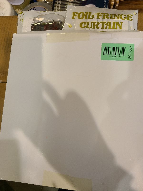 Photo 1 of 2 Pack Tinsel Backdrop, 3.28 FT x 7.05 FT Birthday Party Decorations, Silver Party Streamer Fringe Curtains Foil Backdrop, Metallic Silver Photo Props Party Supplies Party Decor