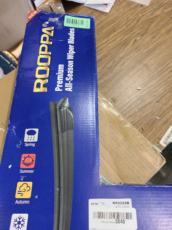 Photo 1 of 22" 22" Front Windshield Wiper blades Replacement for Ford F150/F250/F350 2009-2024,Explorer 2002-2004,Expedition 1997-2024,Premium All-Season Replacement Automotive Windshield Wipers