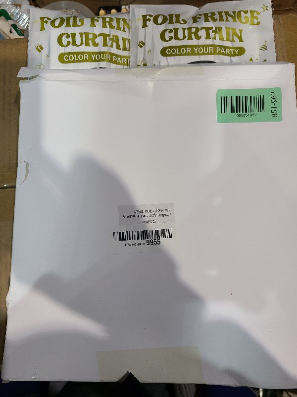 Photo 1 of 2 Pack Tinsel Backdrop, 3.28 FT x 7.05 FT Birthday Party Decorations, Silver Party Streamer Fringe Curtains Foil Backdrop, Metallic Silver Photo Props Party Supplies Party Decor