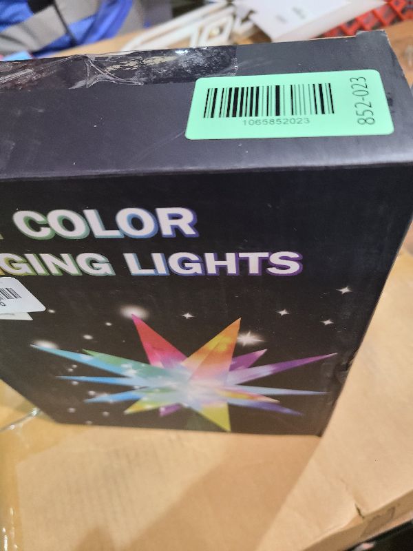 Photo 1 of 16 Inch Christmas Star Tree Topper, RGB Color Change Christmas Tree Light Up Star, Bluetooth App & Remote Control Music Sync Christmas Tree Decorations Xmas Outdoor Indoor Decor