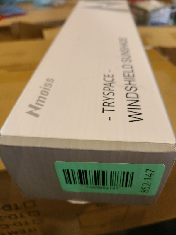 Photo 1 of [2025 Upgraded] Nmoiss Windshield Sunshade Umbrella Car - [Vinyl Coating Heat Shield] Protect Car from Sun Rays & Heat Damage Keep Cool and Protect Interior X-Small (52" L x 28" W)