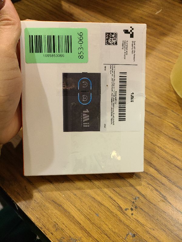 Photo 1 of 1Mii Bluetooth 5.3 Transmitter Receiver for TV to Wireless Headphones, Dual Link aptX Adaptive/Low Latency/HD Audio, Aux Bluetooth Audio Receiver Adapter for Home Stereo, Airplane, Boat, Gym