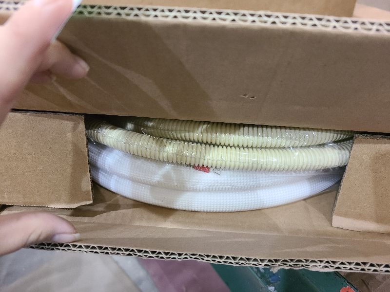 Photo 1 of 10 ft Mini Split Line Set 3/8? + 1/4? Triple-Layer Insulated, Pre-Flared, Leak-Proof Tubing Kit for Home, Office & Workshop Ductless AC & Heat Pump Systems?99.9% Copper?