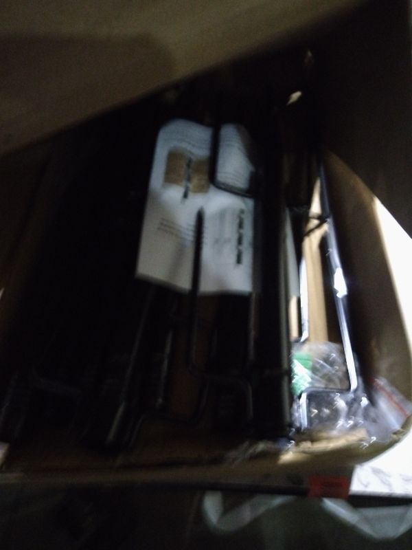 Photo 1 of 10Ft String Light Poles 4 Pack,Light Poles for Outside Lights,Outdoor with Fence Brackets Hanging Lights,Metal Stand Deck Patio Backyard