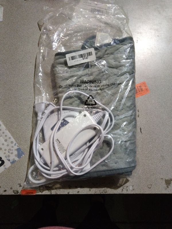 Photo 1 of 12"x24" Heating Pad, Electric Heating Pads for Neck and Shoulders and Back Pain Cramps Relief, Portable Heating Pad Birthday Christmas Gifts for Women, Men, Wife, Dad