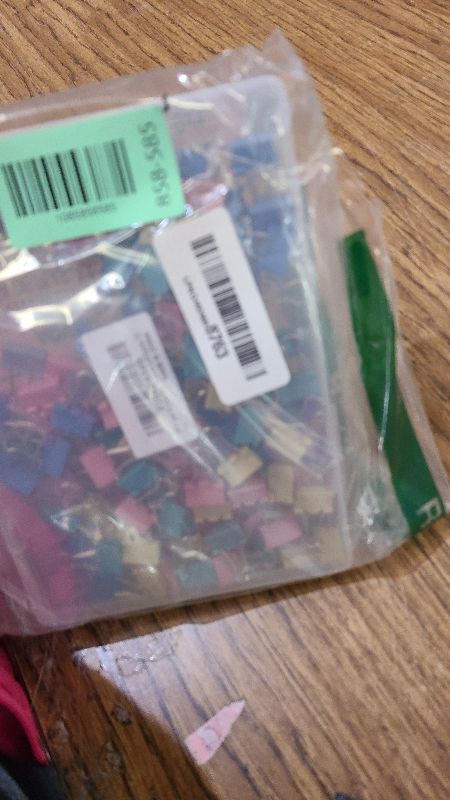 Photo 1 of 120 Pcs Small Multicolour Binder Clips, Paper Clamps for Office Work School and Home Supplies (120)