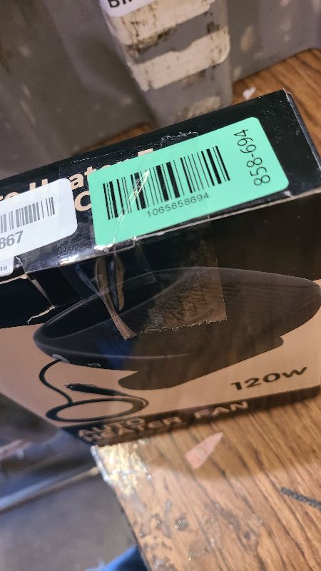 Photo 1 of 12V Portable Car Heater & Fan, All Season Defogger Defroster Fan 2 Modes in 1 with 360° Rotation, Cigarette Lighter Plug Design, Built - in Safety Fuse, Universal for Cars Trucks Vehicles, Color Black