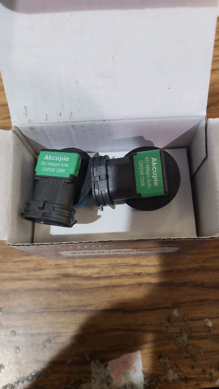 Photo 1 of 2 Pack H11 Halogen Light Bulbs Automotive Headlight,55W 3300K Warm White OEM Replacement Headlamp Low Beam Fog Lamp,Plug&Play Long Lifespan Bright Car Headlight for Toyota Honda Nissan Ford Chevrolet