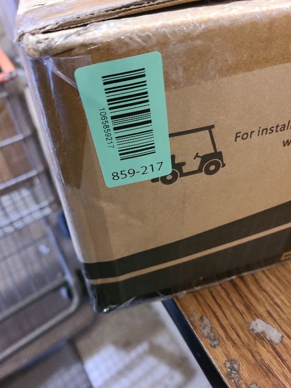 Photo 1 of 10L0L Deluxe Golf Cart Enclosure 2 Passenger for Club Car Precedent, 4-Sided Clear PVC Window Cover with Mirror Openings & Zipper Entry, Fits Club Car Precedent/Onward/Tempo Golf Cart