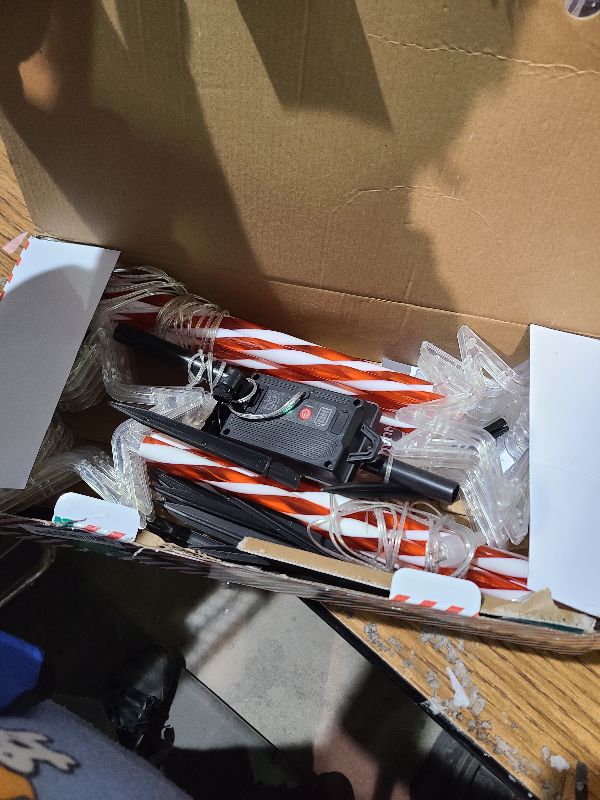 Photo 1 of 12 Pack Christmas Decorations Outdoor, Twinkling Big Star Solar Christmas Lights with 180 Bright LED and 10 Lighting Modes, Warm White Waterproof Xmas Decor for Pathway Yard