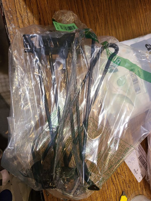 Photo 1 of 12.6 In Folding Hairpin Table Legs, 4 Pcs Heavy Duty Foldable for Coffee Tables, Easy Install Metal for Furniture, Laptop Tables, Mini Desks, Home DIY Projects, With Screws, Black