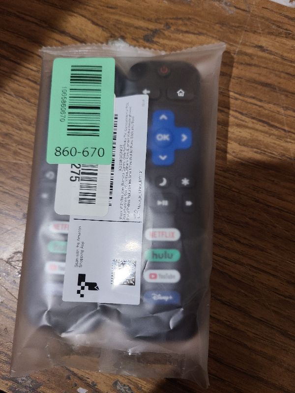 Photo 1 of (Pack of 2) Replacement Remote Control Only for Roku TV, Compatible for TCL Roku/Hisense Roku/Onn Roku/Sharp Roku/Element Roku/Westinghouse Roku/Philips Roku Smart TVs (Not for Roku Stick and Box)