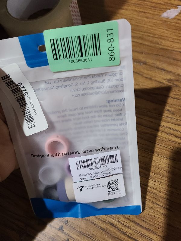 Photo 1 of 10 Pack Ring Cover Compatible with Oura Ring Gen 4/4 Ceramic, Oura Ring Gen 3 Horizon/Heritage, Surport Charging with Cover on, Anti-Scratch Elastic Silicone Ring Protector for Men Women Working Out