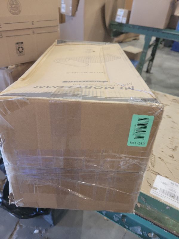 Photo 1 of 2 Inch Queen Size Egg Crate Cooling Gel Memory Foam Mattress Topper, Convoluted Bed Topper for Pressure Relief and Enhanced Airflow, CertiPUR-US Certified