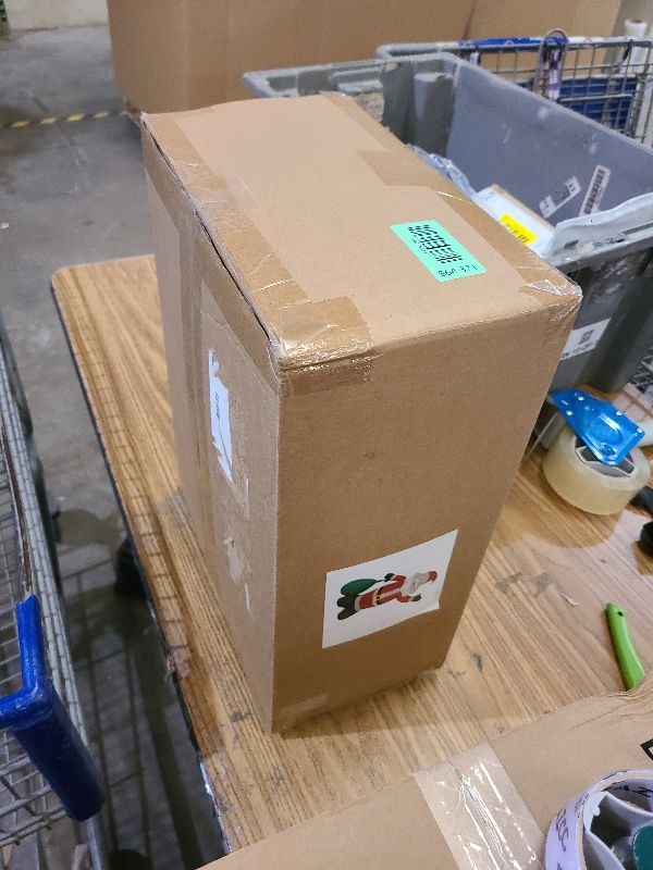 Photo 1 of 14 Ft by 8.5 Ft Giant Christmas Inflatable Santa Claus with Gift Bag Outdoor Decorations, Lighted Outside Standing Blow Up Santa Yard Decor for Lawn Garden Parties Holiday Xmas Decorations