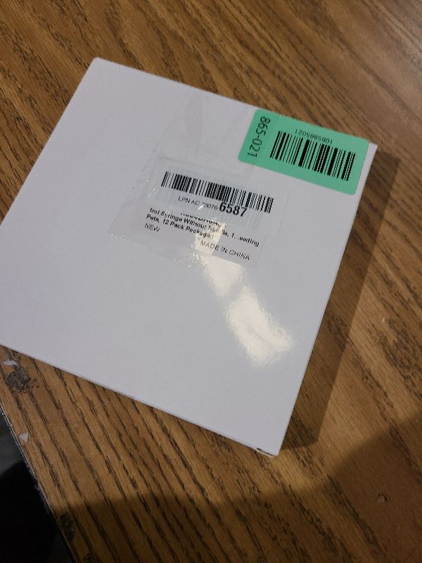 Photo 1 of 1ml Syringe Without Needle, 1ml Syringe for Liquids, Syringes for Scientific Labs, Measuring Liquids, Feeding Pets, 12 Pack Packaged