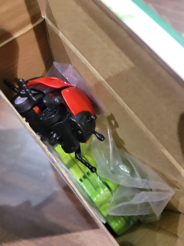 Photo 1 of 10Pcs Puzzle Racer Kids Car Track Set, Cars Toys for Toddlers, Puzzle Track Car Play Set, Race Tracks for Kids Ages 4-8, Educational Toys for 3 4 5 Year Old Boys (Ladybug)