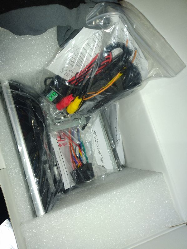 Photo 1 of 10.1 inch Single Din Car Stereo with CarPlay and Android Auto, 10 inch Touch Screen Radio with Mirror Link/1080P/EQ Audio/SWC/Bluetooth +Backup Camera+MIC