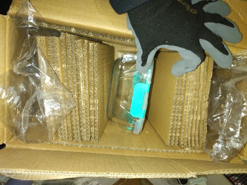 Photo 1 of [5-Packs, 36 Oz.] Glass Meal Prep Containers with Locking Lids Glass Food Containers,Airtight Lunch Container,Microwave, Oven, Freezer and Dishwasher (4.5 Cup, Green)