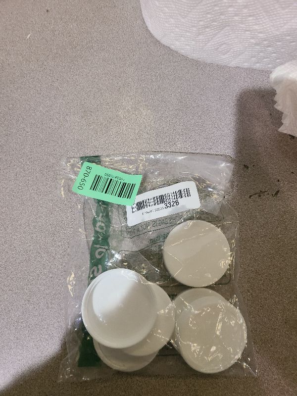 Photo 1 of (6-Pack) Calvana 53mm Reusable Water Jug Caps, Lids for 3 and 5 Gallon Water Jug, Water Bottle Cover Screw Top, Compatible with American Maid Plastic Water Bottles and Jugs Ranging, PP Material, White