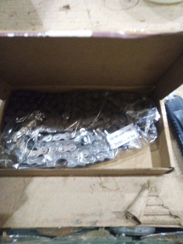 Photo 1 of #35 Roller Chain 160 Links 5 Feet with 1 Connecting Link and 1 Offset Links Fit for Go Kart and Mini Bike