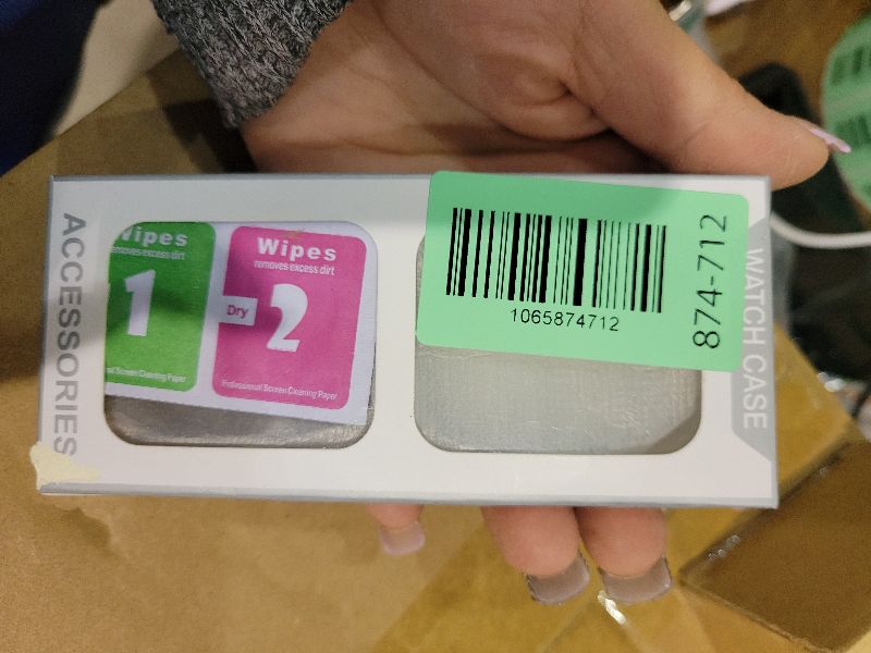 Photo 1 of [2 Pack] Case Compatible for Gizmo Watch 3 Screen Protector for Kids, Hard PC Overall Protective Case Bumper Tempered Glass Cover Accessories Compatible with Verizon Gizmo Watch 3,Clear+Clear