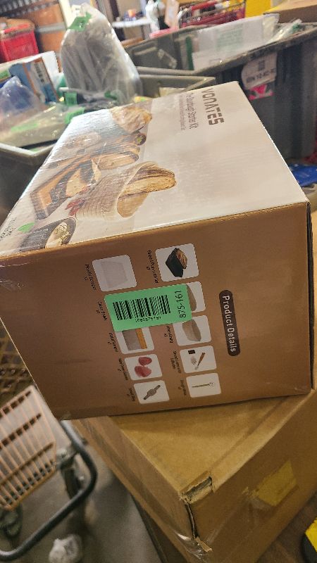 Photo 1 of 2 in 1 Cast Iron Loaf Pan with Lid, 9×5 Inch Bread Baking Pans for Homemade Bread, Pre-Seasoned Loaf Pan Bread Pan with Sourdough Bread Baking Supplies for Bread Baking, Meatloaf (2 Piece Set)