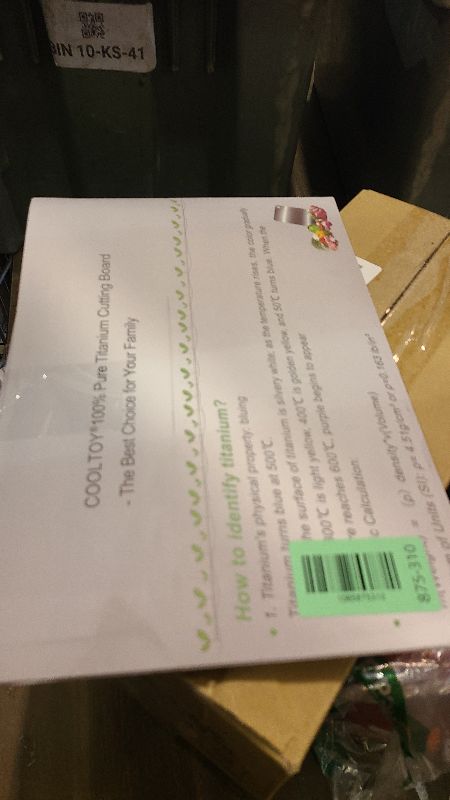 Photo 1 of 100% Pure Titanium Cutting Board– Double-Sided Metal titanium Cutting Boards for Kitchen, Food-Grade Certified, Dishwasher Safe – Small Titanium Cutting Board 11.4"x7.9" – Gift-Ready