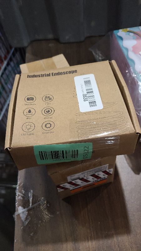 Photo 1 of [Dual-Lens] Endoscope Camera with Light, 1920P HD Borescope with 8+1 Adjustable LED Lights, IP67 Waterproof 16.5FT Semi-Rigid Snake Cord Inspection Camera for iPhone, iPad and Android Phone (Type C)