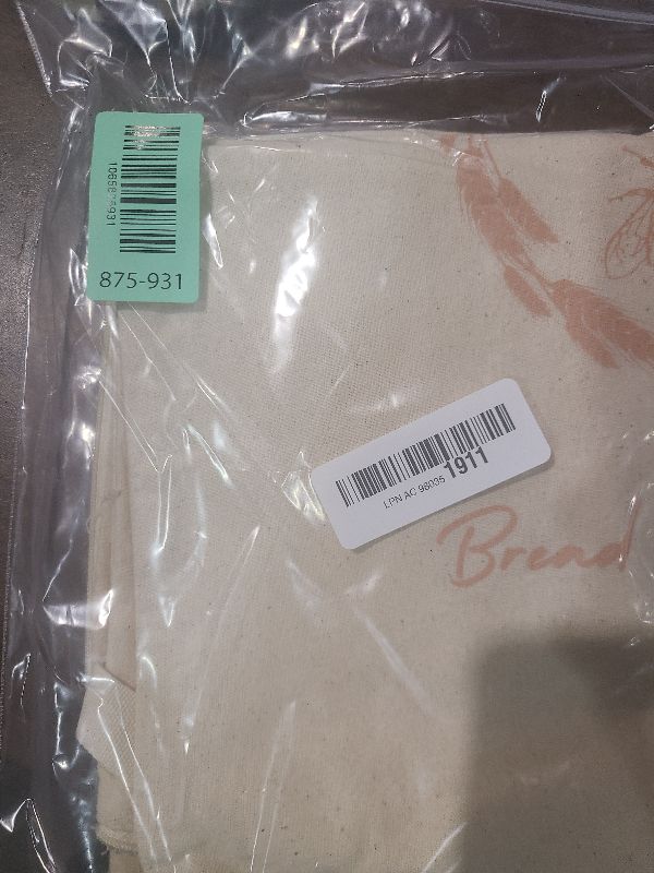 Photo 1 of 2 Pack Zippered Beeswax Bread Bags 17×13 Inch Large Cotton Sourdough Bread Bags Reusable Bread Storage Bags for Homemade Bread Freezer Safe for Bagel Croissant & Baguette Kitchen Baking Supplies