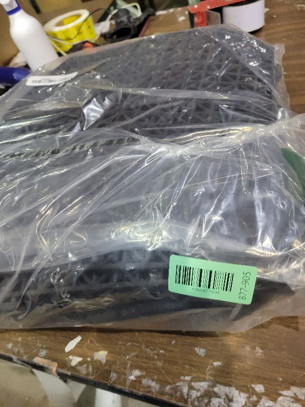 Photo 1 of 12Pcs Drainage Interlocking Floor Tiles 11.8" x 11.8", Modular Interlocking Cushion Soft PVC Floor Non-Slip Splicing Waterproof Mat for Drain, Pool, Shower, Patio, Balcony, Bathroom, Kitchen, Yard