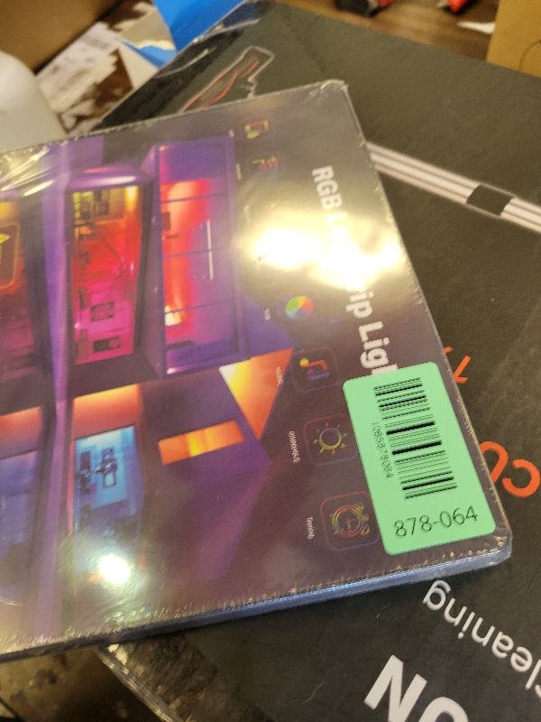 Photo 1 of 100FT Led Lights for Bedroom, Color Changing RGB Led Strip Lights Indoor, Music Sync Led Light Strip with Remote and App Control, DIY Led lights for Room Home Decor Ambient Lighting (1*100FT)