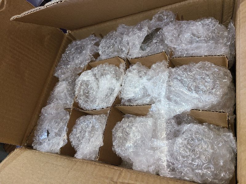 Photo 1 of 24 Pack Clear Glass Taper Candle Holders, 2.5 Inch Small Candlestick Stands for for Candle Sticks Christmas Party Living Room Dinner Advent Decoration (24)