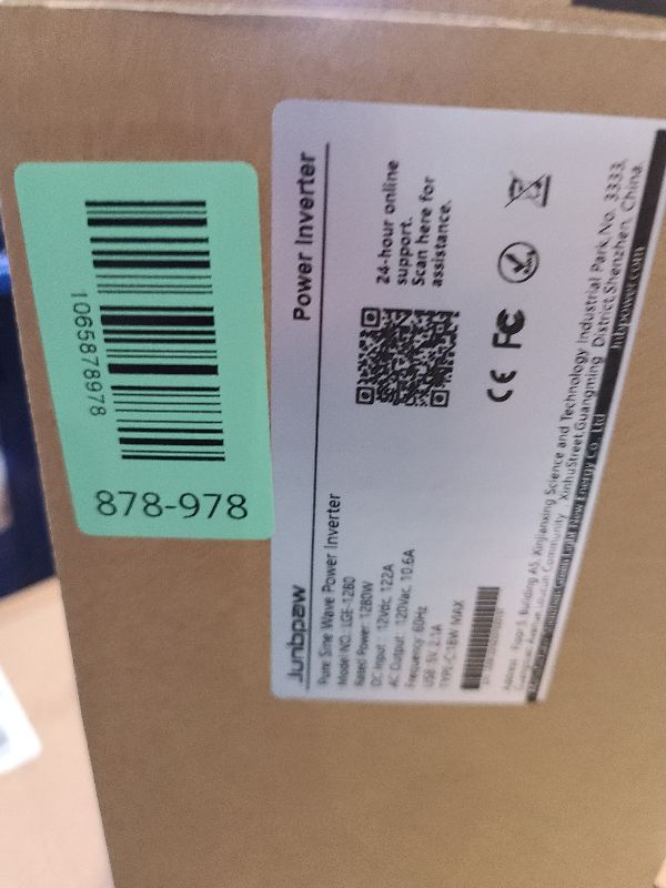 Photo 1 of 1280W Pure Sine Wave Power Inverter - 3600W Surge, Game-Changing Design | 12V to 120V AC Converter for Home, RV, Camping, Off-Grid & Outdoor Adventures