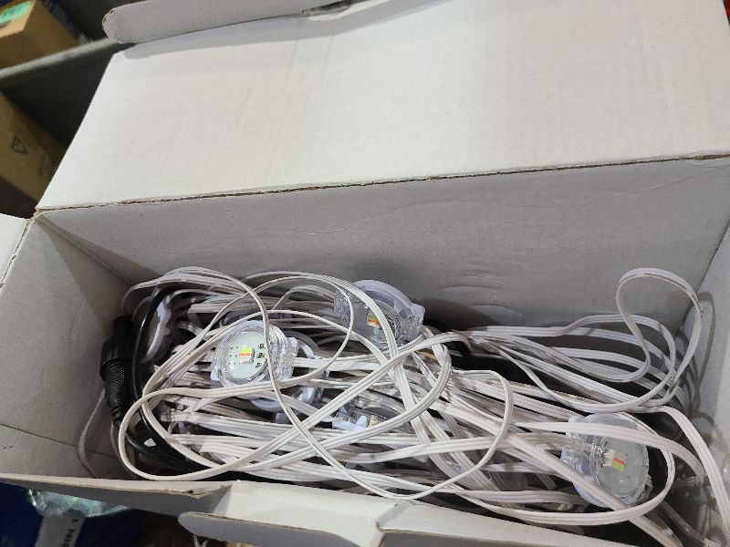 Photo 1 of 150FT Permanent Outdoor RGB Lights - Waterproof Smart LED Eaves Lights with App/Remote Control, Music Sync & DIY Scenes, Perfect for Christmas, Halloween, Parties & Daily Decor, Ideal for House Roof