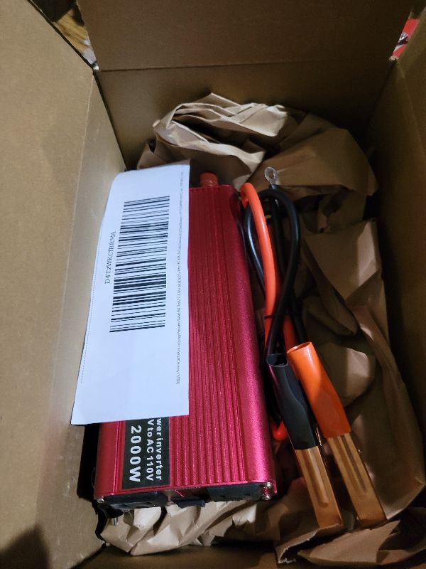 Photo 1 of 2000w Power Inverters Car Power Inverter Car Inverter 12v to 110v 900W/2000W(Peak)