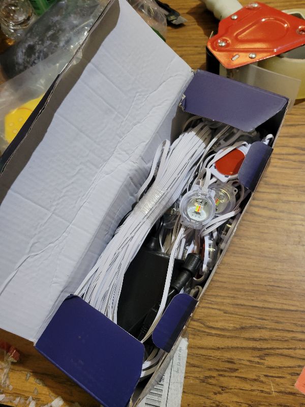 Photo 1 of 150FT Permanent Outdoor RGB Lights - Waterproof Smart LED Eaves Lights with App/Remote Control, Music Sync & DIY Scenes, Perfect for Christmas, Halloween, Parties & Daily Decor, Ideal for House Roof