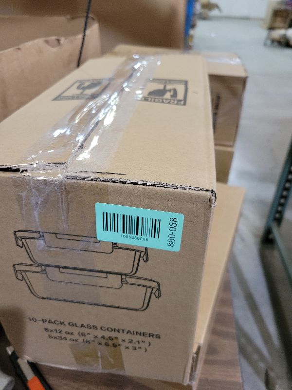 Photo 1 of [10-Pack] Glass Meal Prep Containers with Lids, MCIRCO Food Storage Containers with Snap Locking Lids, Airtight Lunch Containers, Microwave, Oven, Freezer and Dishwasher