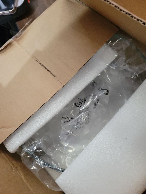 Photo 1 of 2 in 1, Tall Glass Microwave Splatter Cover for Food & Microwave Place Mat, Plate Splatter Guard Lid with Silicone Handle Knob, Cookware & Bakeware Serving Dish Cover, Food Grade, No Plastic, 10in