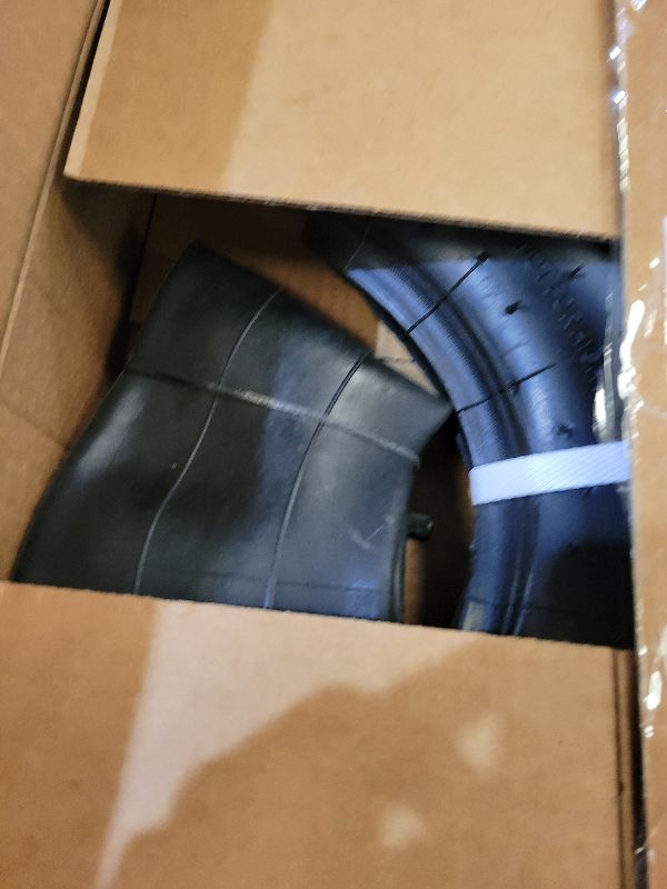 Photo 1 of (1-Set) RRQ 4.80/4.00-8" Tire and Inner Tube Set, Universal Replacement Pneumatic Tires, Fits 15.5-inch wheels, TR-13 Straight Valve Stem, for Wheelbarrows, Dollies, Trolleys, Garden Carts and More