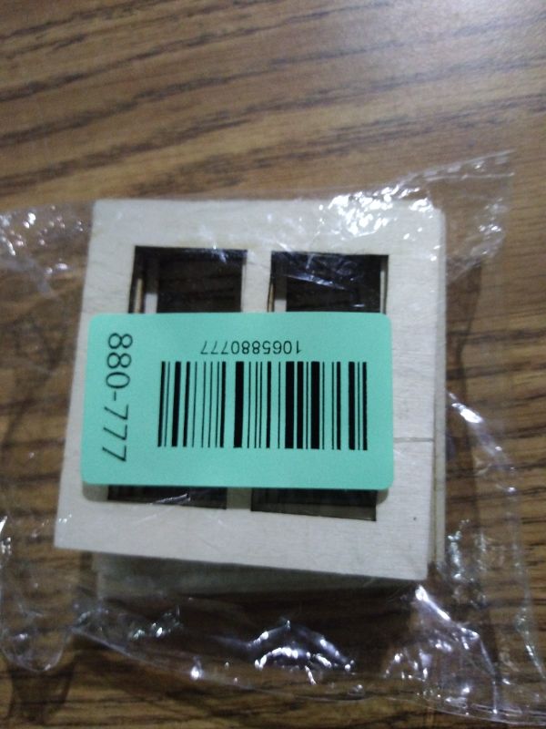 Photo 1 of 10Pcs Miniature Wooden Window Frame for Dollhouse 1:12 Scale Small Uncolored Doll House Accessories Mini Furniture Model 2.7 Inch Lightweight Window Decoration