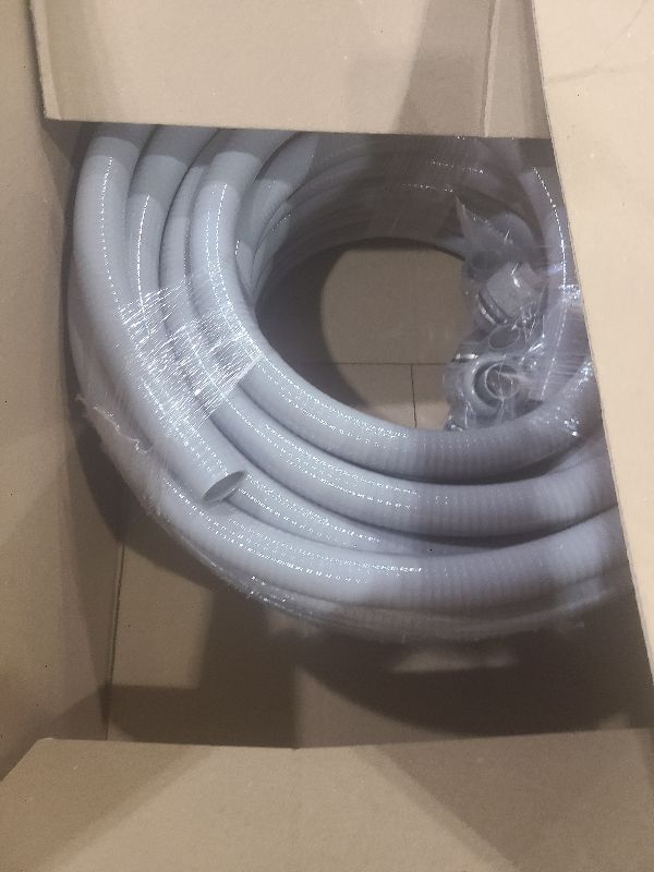 Photo 1 of 1 inch 100 Ft Electrical Conduit Kit,Liquid-Tight Conduit and Connector Kit with 5 Straight and 3 Angle Fittings Included,Flexible Non - Metallic Liquid Tight Electrical Conduit(1" Dia,100 ft)