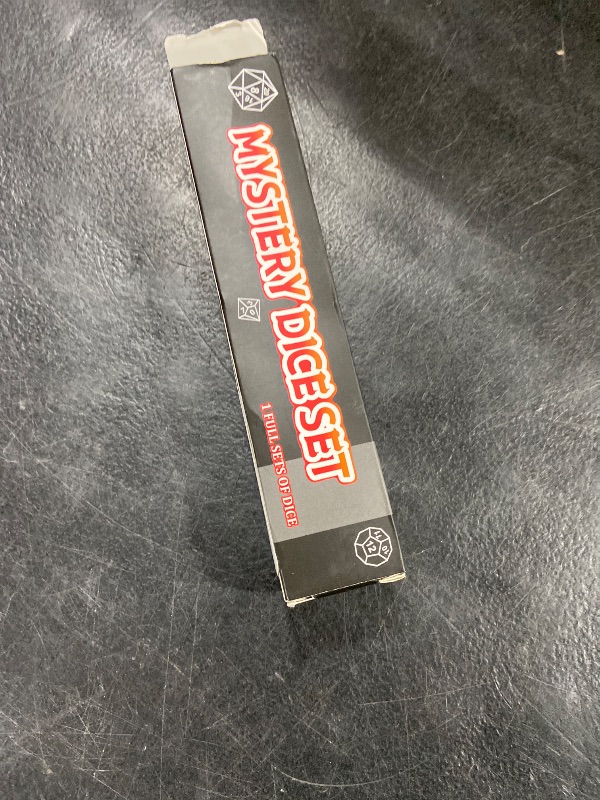 Photo 1 of QMAY Mystery Dice Box - 7PCS DND Dice Set, Random Dice Patterns, 1Surprise Boxes, Polyhedral Dice with Dice Display Tube, D&D Gifts Box for Dungeons and Dragons, RPG, MTG,Role Playing Table Game