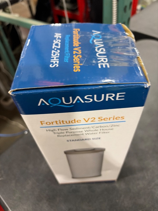 Photo 1 of Fortitude V2 Series Sediment/Carbon/Zinc Bacteria Inhibiting Triple Purpose Replacement Filter - Standard (Sediment/Carbon/Zinc, Standard)