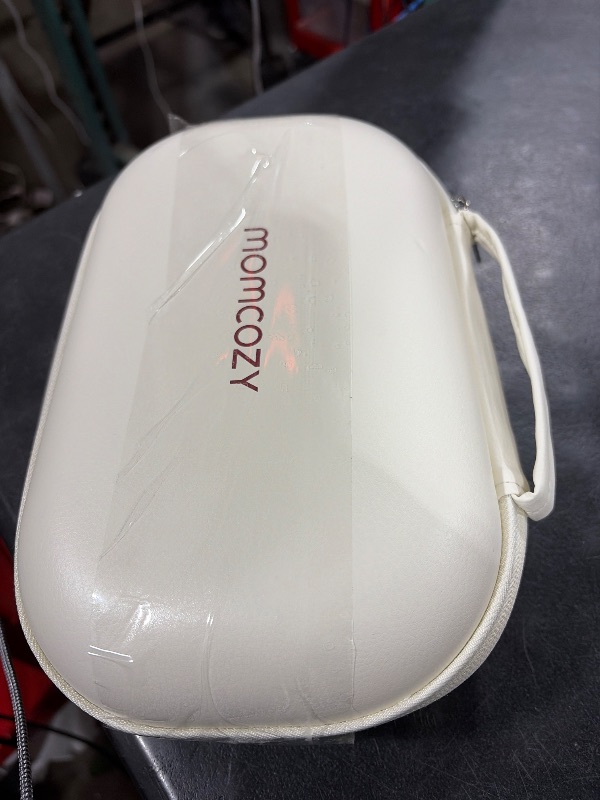 Photo 1 of Momcozy M5 Smart APP Controlled Wearable Breast Pump, Hands-Free Wireless Electric Pump, 3 Modes 9 Suction Levels, BPA-Free, Portable Lightweight, 24mm Flange, 2-Pack Cozy Red