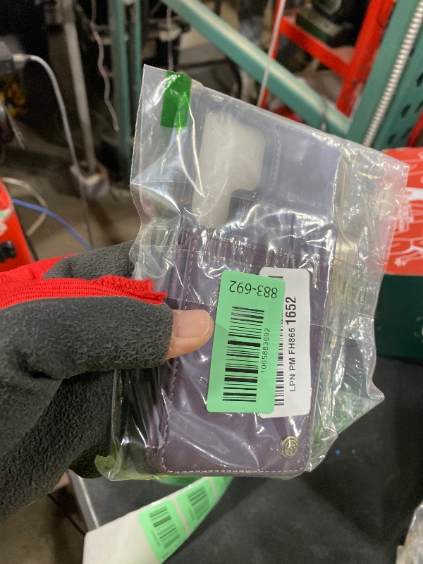 Photo 1 of Vinich for Samsung Galaxy S25 Ultra Wallet Case with Card Holder, RFID Blocking Credit Slots Kickstand Shockproof Phone Cover Fit for Galaxy S25 Ultra 6.9" Purple